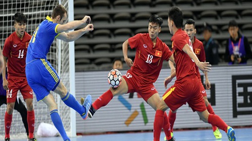 Tuyển futsal Việt Nam thua đội hạng 8 thế giới