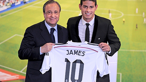 Thất bại của James Rodriguez khiến giấc mơ của Florentino Perez tan vỡ