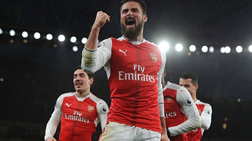 ĐIỂM NHẤN Arsenal 2-0 Crystal Palace: Giroud xứng đáng đá chính, Arsenal chưa bỏ cuộc