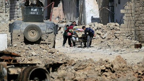 IS chết như ngả rạ trên đường phố Mosul