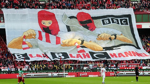 SỐC: Hooligan Nga hỗn chiến trong rừng sau trận derby Moscow