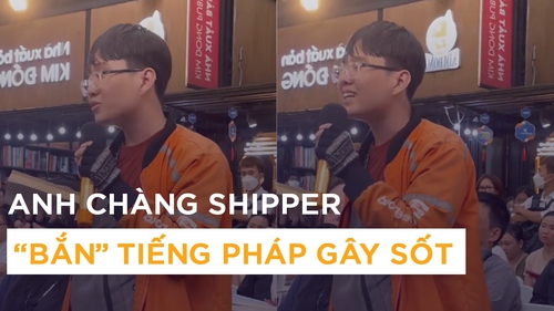 Chàng shipper gây sốt khi ‘bắn’ tiếng Pháp tại sự kiện sách: “Nếu mình mặc bộ đồ bình thường, có lẽ sự việc không viral đến thế”