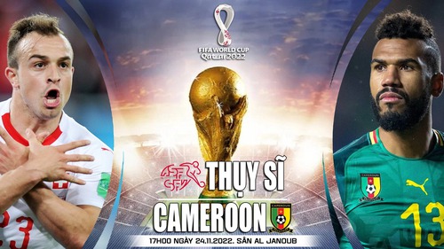 VIDEO clip highlights bàn thắng Thuỵ Sĩ vs Cameroon