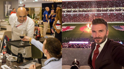 Đồ uống có cồn vẫn được phục vụ tại khu siêu VIP ở World Cup