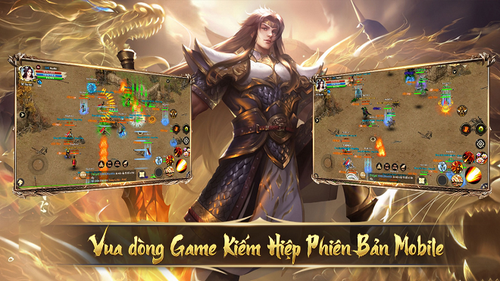 Hình ảnh đông vui của Kiếm Vương 1 – ADNX Mobile gợi nhớ về một thời thanh xuân của biết bao game thủ