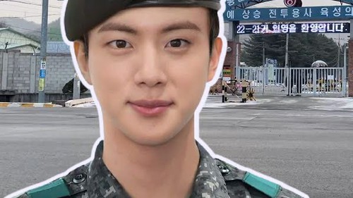 Jin BTS đã đến điểm tổ chức lễ nhập ngũ