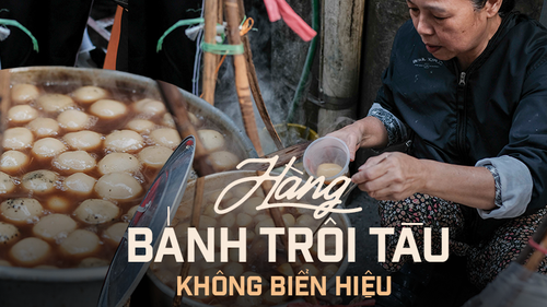 Hàng bánh trôi tàu nức tiếng Hà Nội bán gần 1000 viên mỗi ngày, khách xếp hàng nườm nượp bây giờ ra sao?