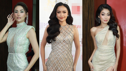 Dàn Hoa - Á hậu khoe sắc tại sự kiện trao sash và công bố đại diện Việt Nam tham dự Miss Universe lần thứ 71