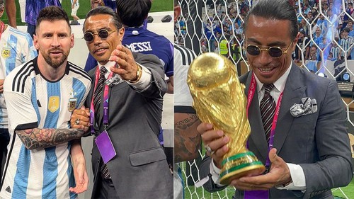 "Thánh rắc muối" SaltBae bị cộng đồng mạng phản đối vì “ăn hôi” cúp vàng World Cup