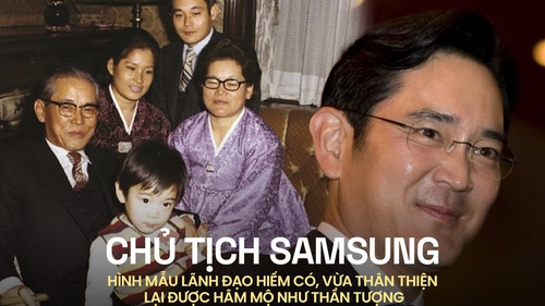 Chủ tịch Samsung: Hình mẫu lãnh đạo hiếm có, vừa thân thiện lại được hâm mộ như thần tượng