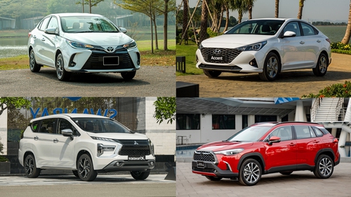 Ngôi vua doanh số 2022 khó phân định: Vios, Corolla Cross, Accent, Xpander so kè quyết liệt