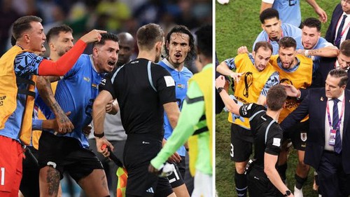Uruguay đối mặt án phạt cực nặng do hành hung quan chức FIFA và trọng tài