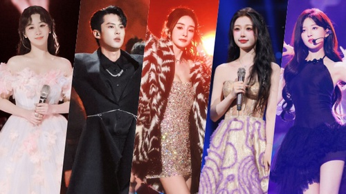 Gala cuối năm Cbiz: Dương Mịch thần thánh át cả Ngu Thư Hân - Triệu Lộ Tư "ố dề", Vương Hạc Đệ - Nhất Bác gây sốt giữa dàn sao