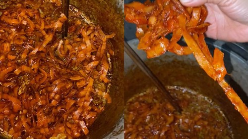 Cô gái háo hức làm mứt dừa sớm để đón Tết và cái kết khiến ai cũng hoang mang 