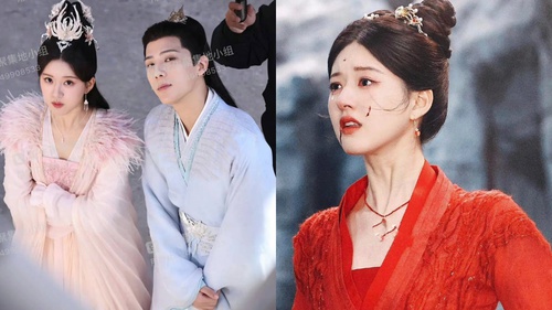 Triệu Lộ Tư - Vương An Vũ lộ ảnh chụp chung ở phim trường, nhìn có đẹp đôi? 