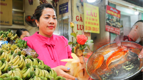 Hà Nội: Gà ngậm hoa hồng, đồ lễ cúng ông Công ông Táo giá cao vẫn hút khách