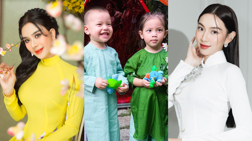 Dàn sao Vbiz ngày giáp Tết khoe ảnh áo dài, Thuỳ Tiên đi mua hoa cũng gây sốt
