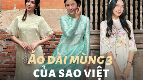 Ngắm áo dài mùng 3 Tết của mỹ nhân Việt: nhiều thiết kế đơn giản nhưng cực kỳ tinh tế, giá lại hợp lý với túi tiền 