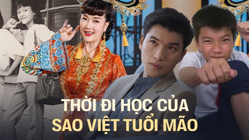 Loạt ảnh hiếm thời đi học của sao Việt tuổi Mão, nhìn hơi "ngố tàu" nhưng ai cũng ra dáng trai xinh gái đẹp