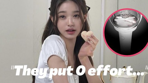 Thiết kế gậy ánh sáng chính thức của IVE không gây được ấn tượng với fan Hàn