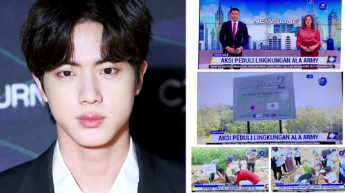 Indonesia tạo ra một khu rừng mới vinh danh Jin BTS