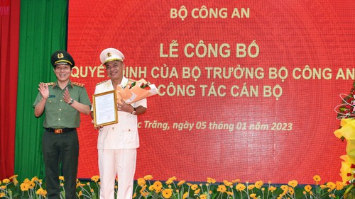 Đại tá Bùi Quốc Khánh giữ chức vụ Giám đốc Công an tỉnh Sóc Trăng