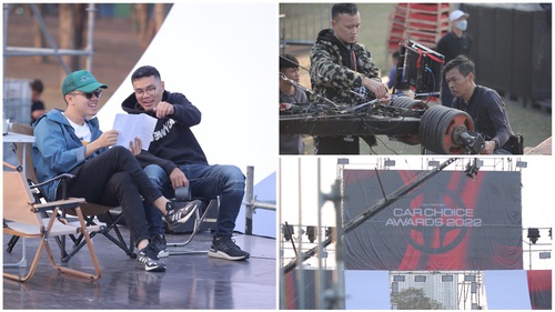 Tất bật chuẩn bị Gala Car Choice Awards 2022 trước giờ G: Sẵn sàng cho một show hoành tráng