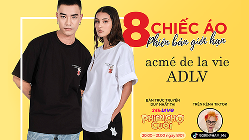 Độc nhất trên livestream Phạm Thoại, 8 chiếc áo ADLV phiên bản giới hạn được bán
