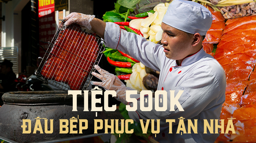 Gọi đầu bếp chở theo cái lu và con heo tộc về tận nhà để quay và phục vụ - bữa tiệc tất niên "xa xỉ" của nhiều gia đình tại Sài Gòn