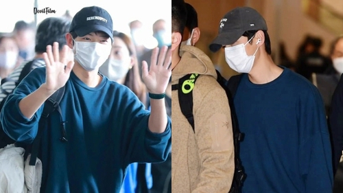 Tài sản nghìn tỷ, Song Joong Ki lại quá giản dị: Nhìn trang phục ở sân bay trước và sau khi dự Grammy Hàn là đủ hiểu!
