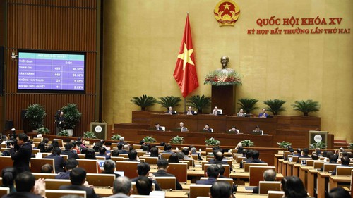 Quốc hội thông qua Nghị quyết về Quy hoạch tổng thể quốc gia thời kỳ 2021-2030 tầm nhìn đến năm 2050