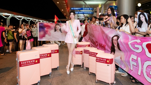 Phương Nhi lên đường sang Nhật Bản thi Miss International 2023