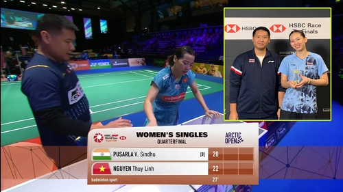 HLV Thái Lan giải thích lý do xuống sân hỗ trợ 'hot girl' cầu lông Việt Nam, được CĐV hết lời khen ngợi