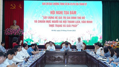 Toạ đàm Xây dựng hệ giá trị gia đình Thủ đô và chuẩn mực người Hà Nội thanh lịch, văn minh