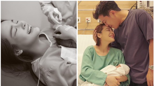 Trường Giang 'nín thở' chờ ngoài phòng đẻ, Nhã Phương rơi nước mắt khoảnh khắc 'đón' con