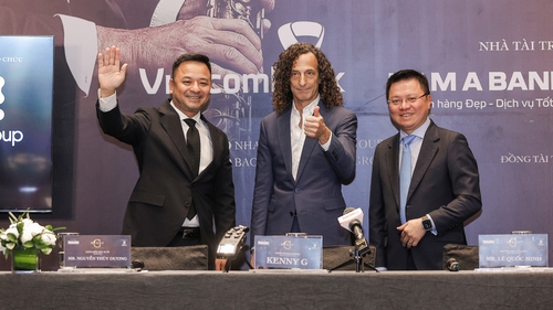 Kenny G thả tim chào khán giả trước đêm diễn