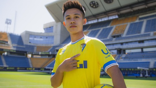 Tiền vệ Hoàng Vĩnh Nguyên trở lại Việt Nam từ Cadiz, sẵn sàng tung hoành tại V-League