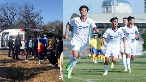 Xót xa cựu đội trưởng U19 SLNA sang Nhật Bản thi đấu bị đột quỵ giữa trận