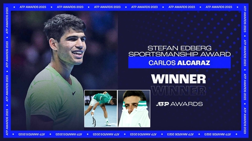 Alcaraz nhận giải thưởng mà Djokovic chưa bao giờ giành được trong sự nghiệp