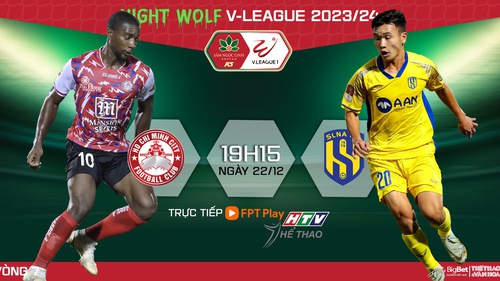 Nhận định bóng đá TPHCM vs SLNA (19h15 hôm nay), V-League vòng 7 