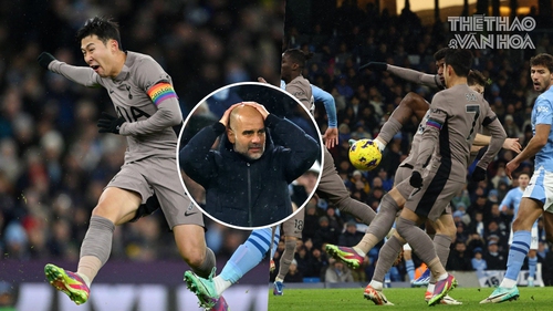 Son Heung Min đóng vai 'thiện - ác', Tottenham khiến Man City kéo dài mạch hòa ở Ngoại hạng Anh
