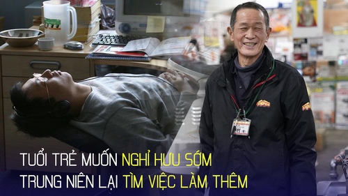 Trung niên vừa về hưu đã vội tìm việc mới x2 thu nhập, người trẻ kêu trời: 'Làm việc 50 năm còn chưa đủ?'