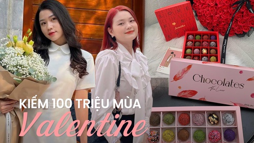 Tranh thủ bán socola mùa Valentine, dân công sở kiếm thêm 100 triệu đồng chỉ trong vài ngày 