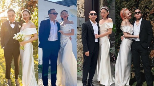 Tóc Tiên mặc lại váy cưới nhân kỉ niệm 3 năm về chung nhà, nhan sắc có như xưa?