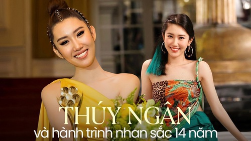 Thúy Ngân và hành trình nhan sắc 14 năm: Hiện tại quá xinh đẹp, 'ăn đứt' thời đôi mươi