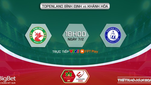 Nhận định Bình Định vs Khánh Hòa (18h00, 7/2), vòng 2 V-League 2023
