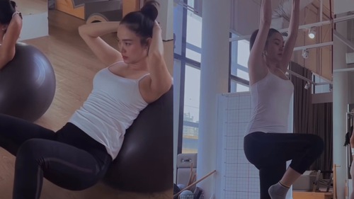 Đăng clip tập pilates, Minh Hằng nói gì khi được khuyên hạn chế vận động mạnh sau khi thụ tinh ống nghiệm?