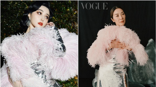 Phạm Băng Băng không có đủ ê kíp bên cạnh, diện một kiểu tóc cho 4 bộ đầm, đụng hàng với "đả nữ Oscar" Dương Tử Quỳnh