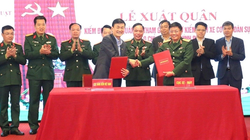 Kiểm định viên quân sự tham gia hỗ trợ Hà Nội kiểm định xe cơ giới từ ngày 20/3