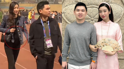 Đỗ Mỹ Linh liên tục xuất hiện với vòng hai lùm lùm, 1 chi tiết khiến netizen nghi nàng hậu mang thai con đầu lòng